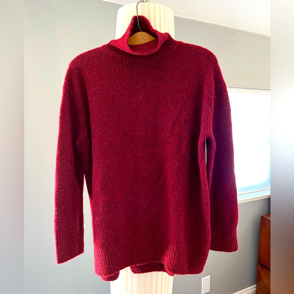 Vince cashmere mock turtleneck sweater